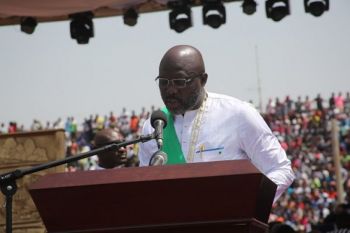 President Weah addresses the nation as 24th President of Liberia